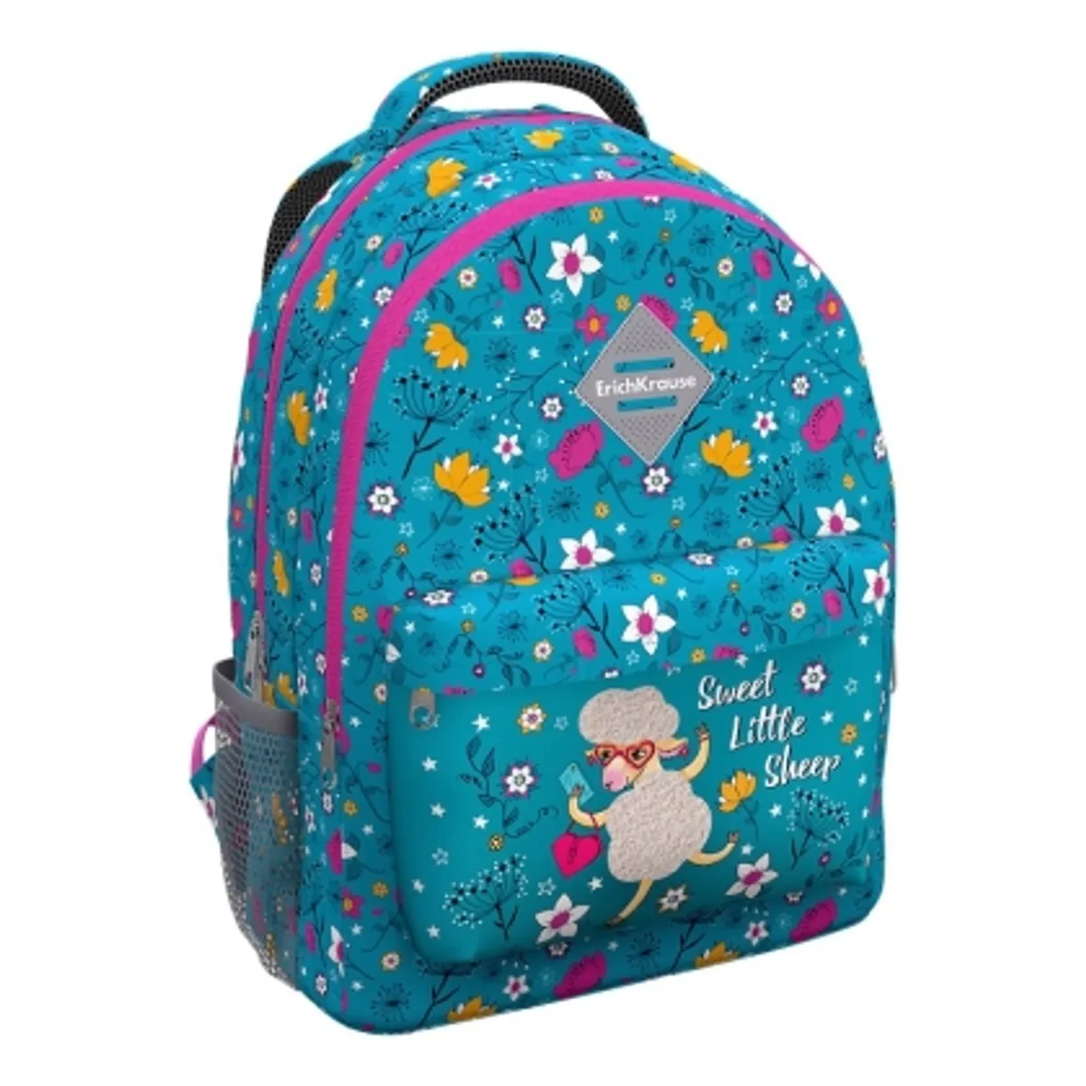 Раница ErichKrause EasyLine® Flower Sheep, с 2 отделения, 20L