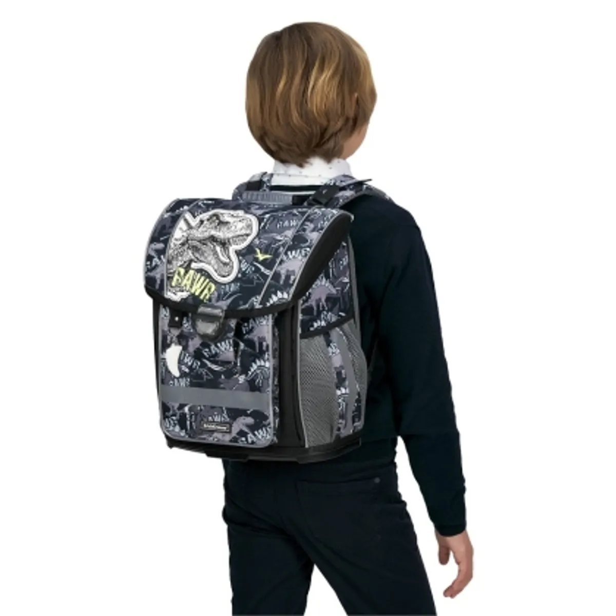 Раница ErichKrause ErgoLine® Dinosaur Park, с твърдо дъно, 16L — снимка 4