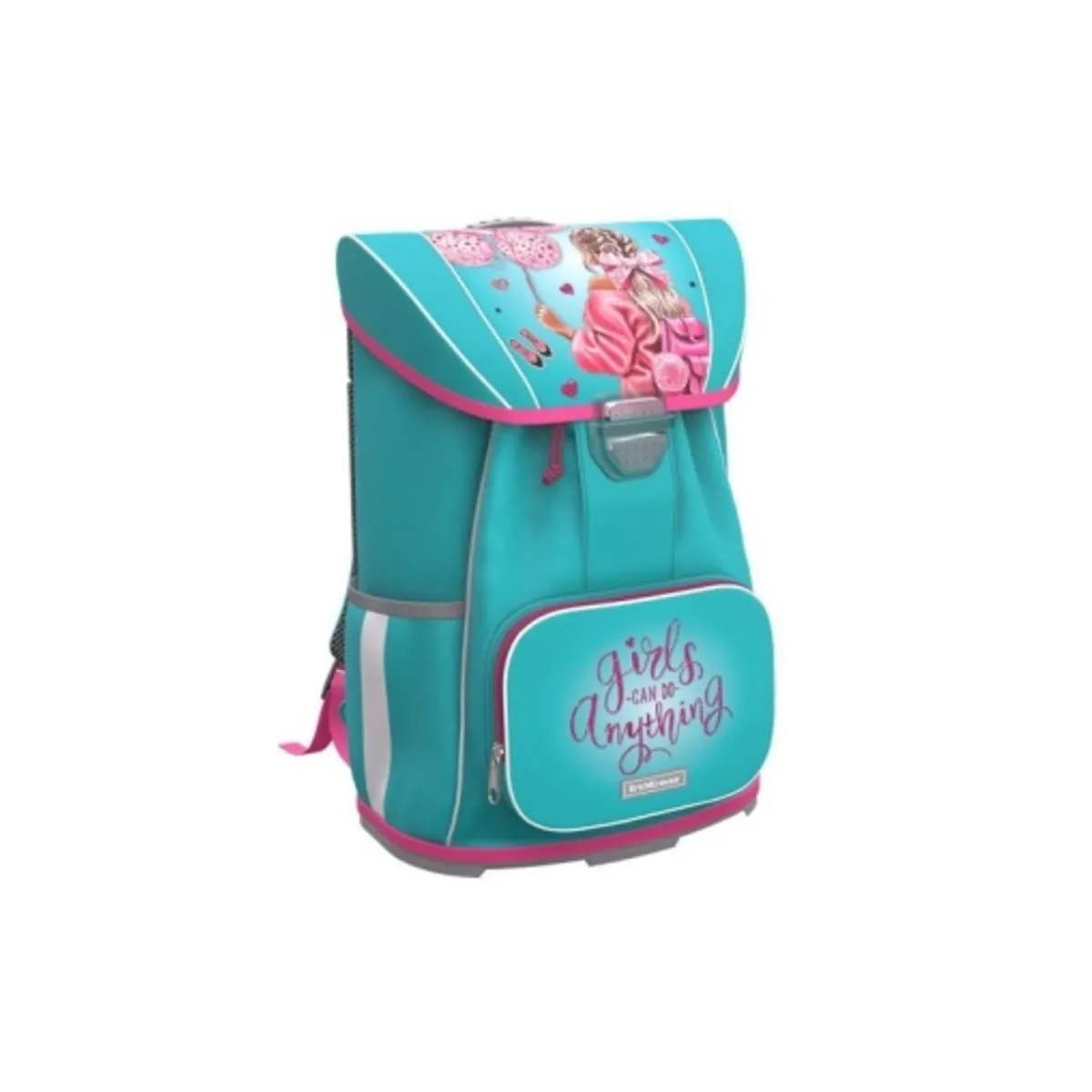 Раница ErichKrause ErgoLine® 16L Girly Day, с твърдо дъно