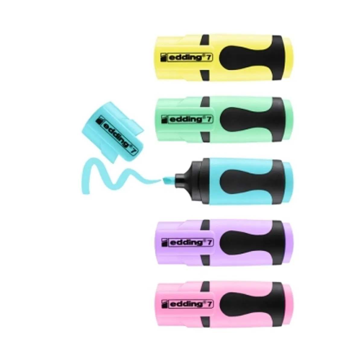 Маркер edding® 7 Mini Textmarker,100 броя в дисплей, пастел — снимка 2