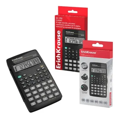 Корица на „Калкулатор ErichKrause® SC-910 Classic, 10 разряден, черен"