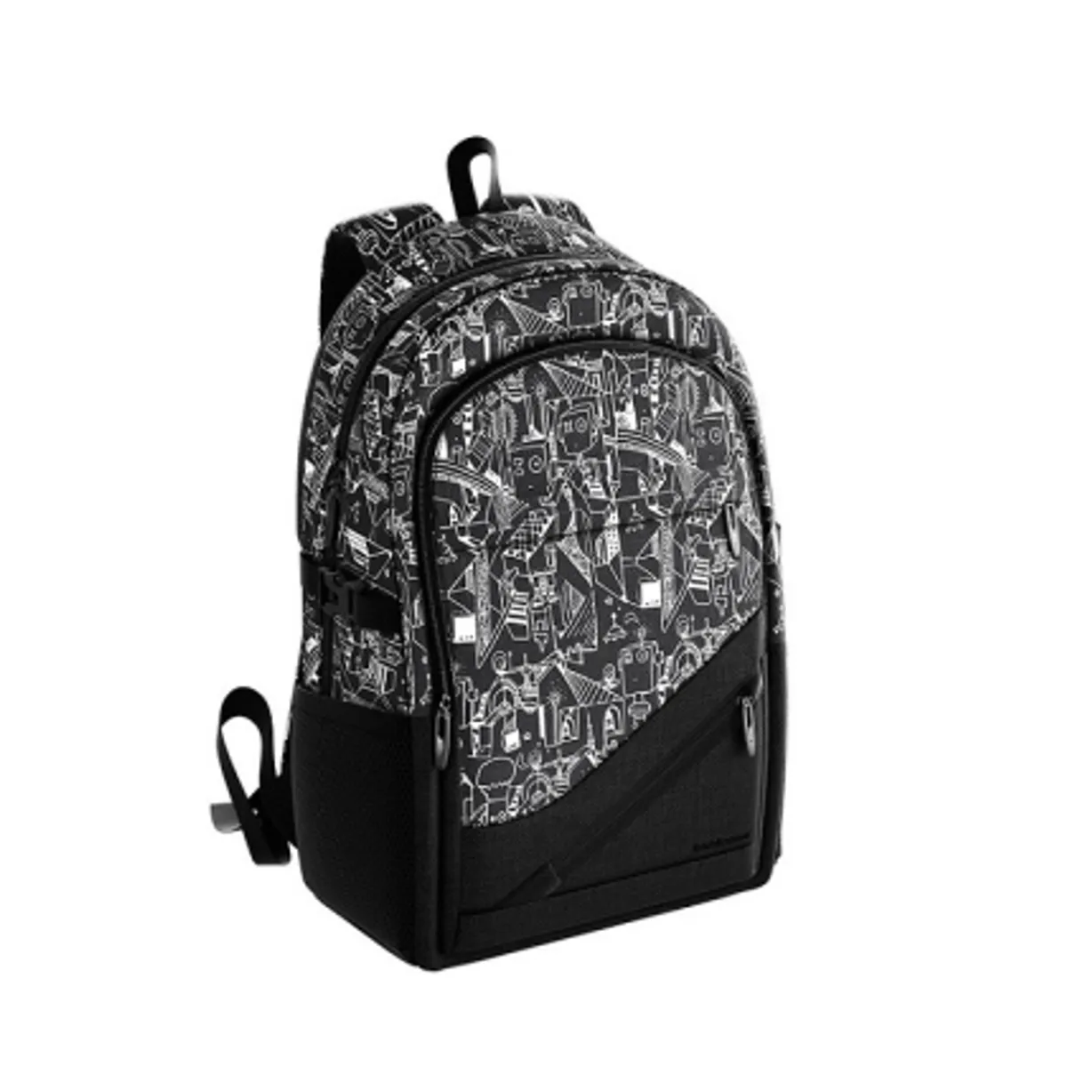 Раница ErichKrause CityLine® Black and White, 19L — снимка 1