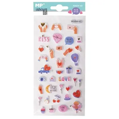 Корица на „3D стикери MP за декорация LOVE“