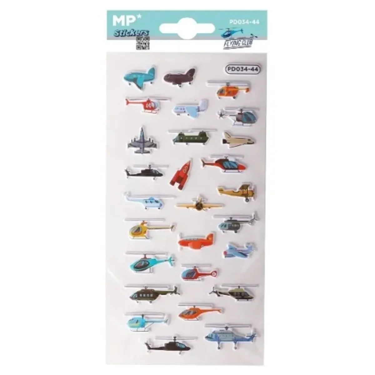 3D стикери MP за декорация FLYING CLUB