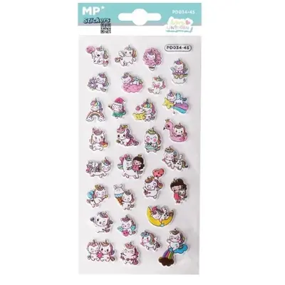Корица на „3D стикери MP за декорация UNICORN LOVE“