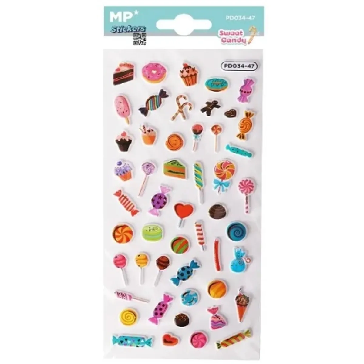 3D стикери MP за декорация SWEET CANDY