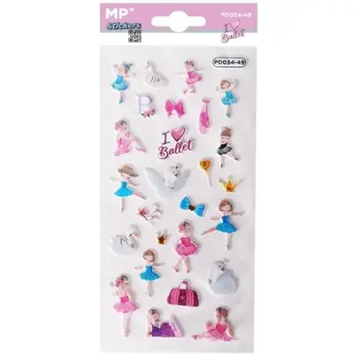 Корица на „3D стикери MP за декорация BALLET“