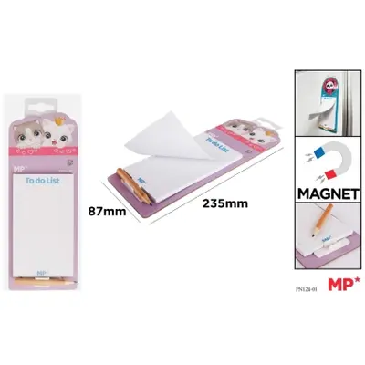 Корица на „Магнитен пад за хладилник MP с молив - КОТЕ"