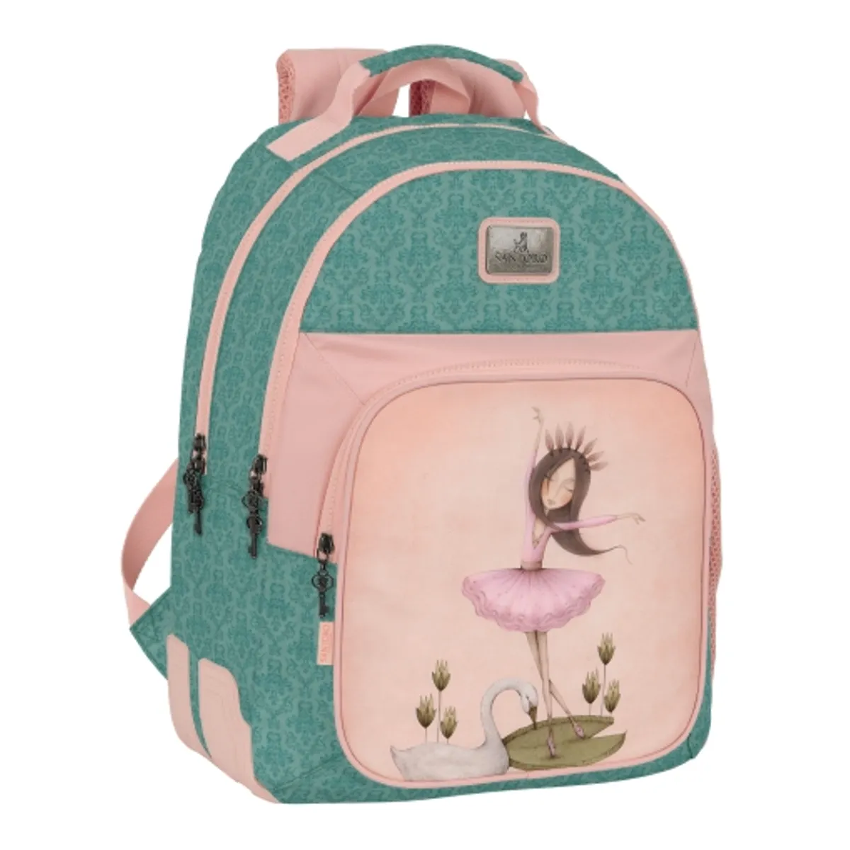 Раница SAFTA® SANTORO MIRABELLE "SWAN LAKE" — снимка 1