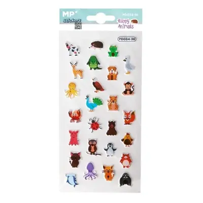 Корица на „3D стикери MP за декорация HAPPY ANIMALS“