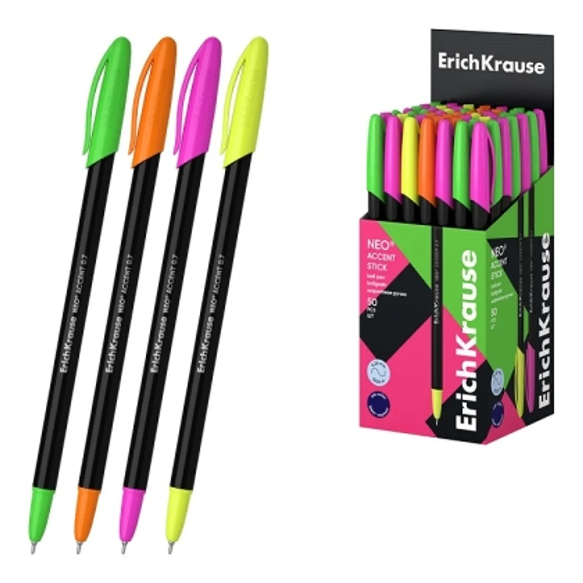 Химикалка ErichKrause Neo® Stick Accent 0.7 mm, снимка 3