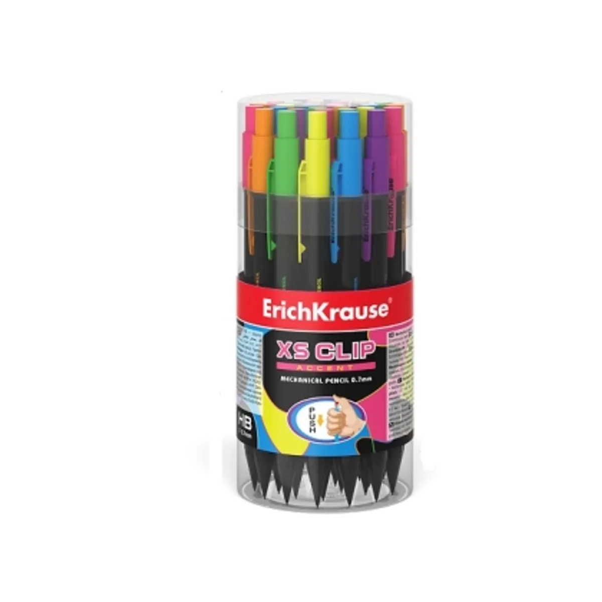 Автоматичен молив ErichKrause® XS Clip Accent 0.7 mm, HB, снимка 2