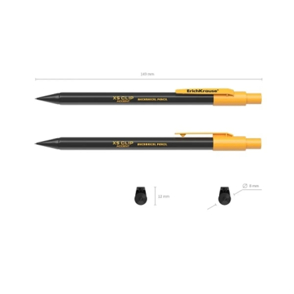 Автоматичен молив ErichKrause® XS Clip Accent 0.7 mm, HB, снимка 4