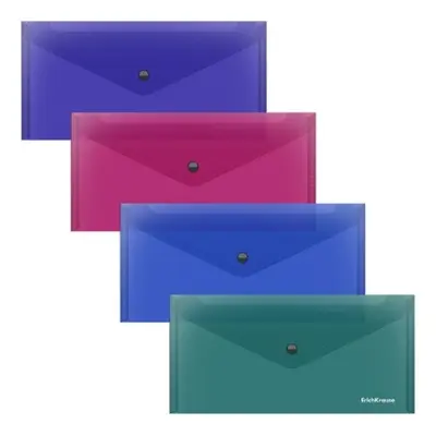 Корица на „Папка с копче ErichKrause® Glossy Vivid, Travel, полупрозрачна, микс“