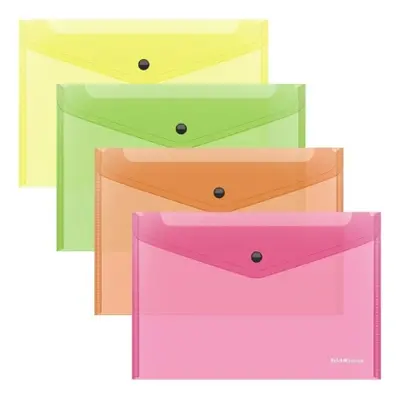 Корица на „Папка с копче ErichKrause® Glossy Neon, B5, полупрозрачна, микс“