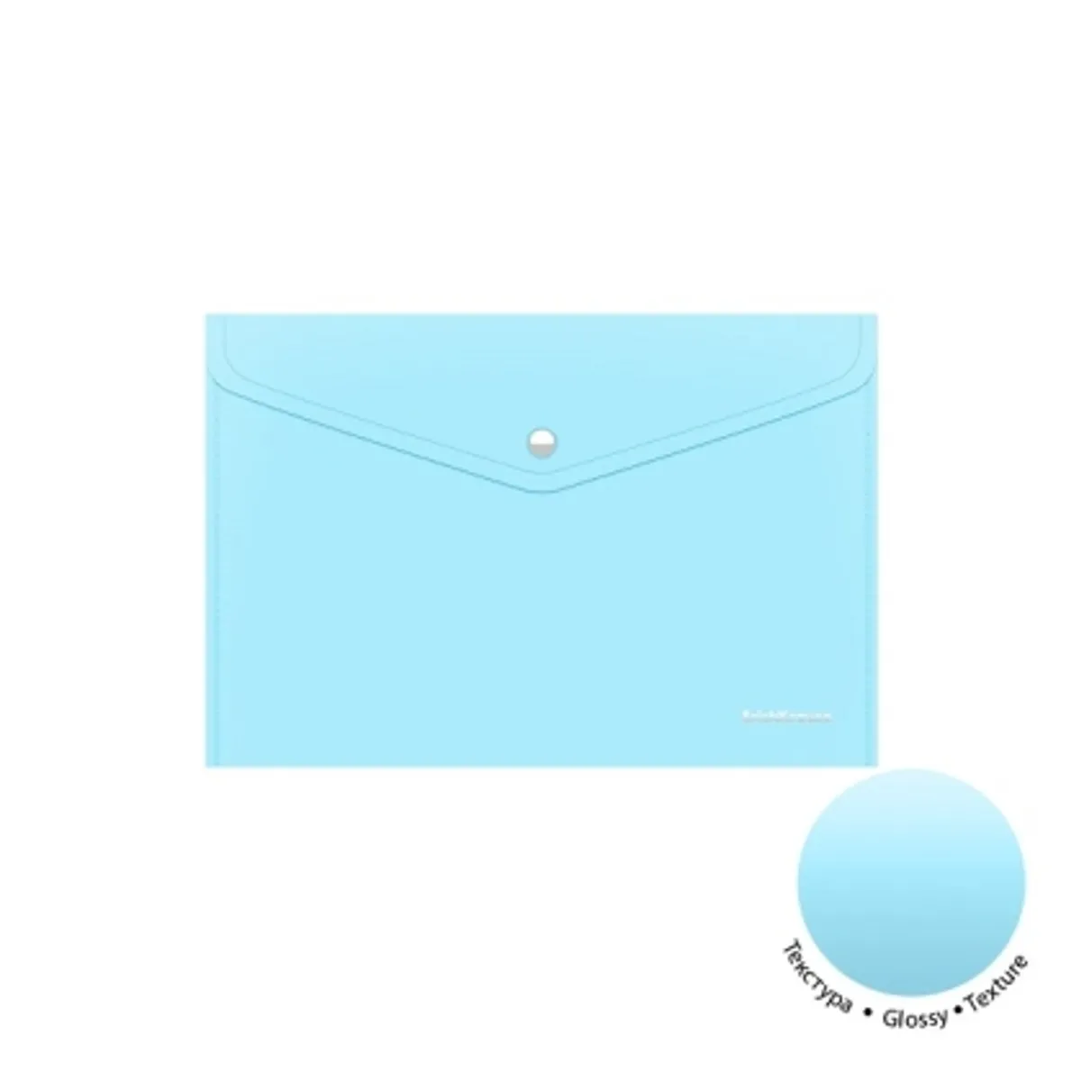 Папка с копче ErichKrause® Glossy Pastel, непрозрачна, B5, микс, снимка 2