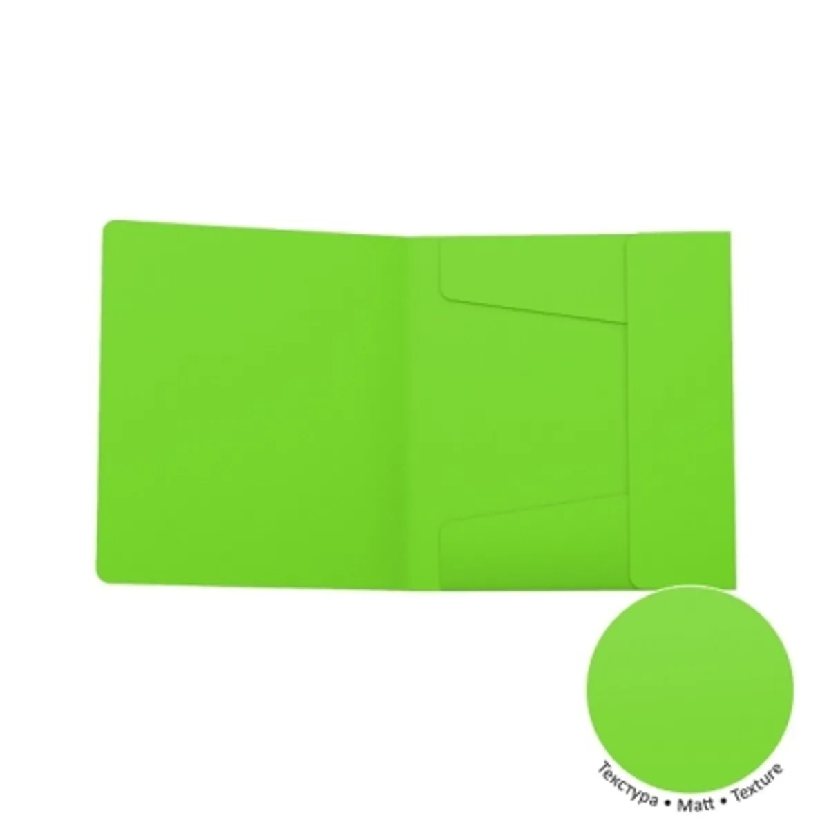 Папка с ластик ErichKrause® Matt Neon, A5+, микс — снимка 2