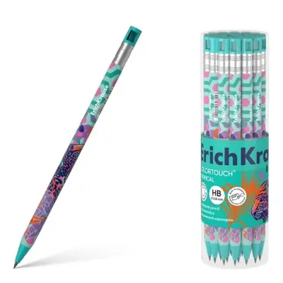 Корица на „Автоматичен молив ErichKrause Color Touch® Tropical 2.0 с острилка, HB (в тубус 24 бр.)"