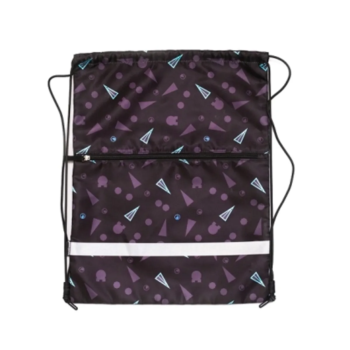 Торбичка за спорт ErichKrause® Black Style, с шнур, 50 x 41 см — снимка 3