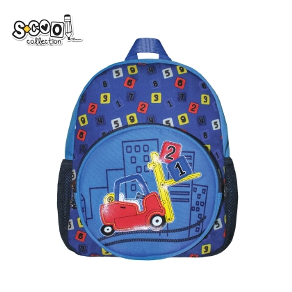 Детска раница SCOOL® MOTOCAR, снимка 1