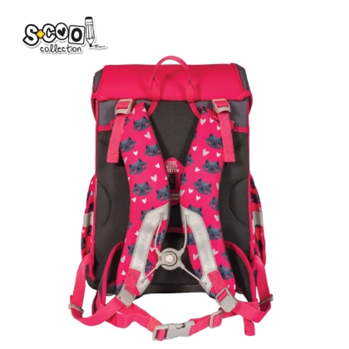 Aнатомична раница SCOOL® PREMIUM KITTY — снимка 2