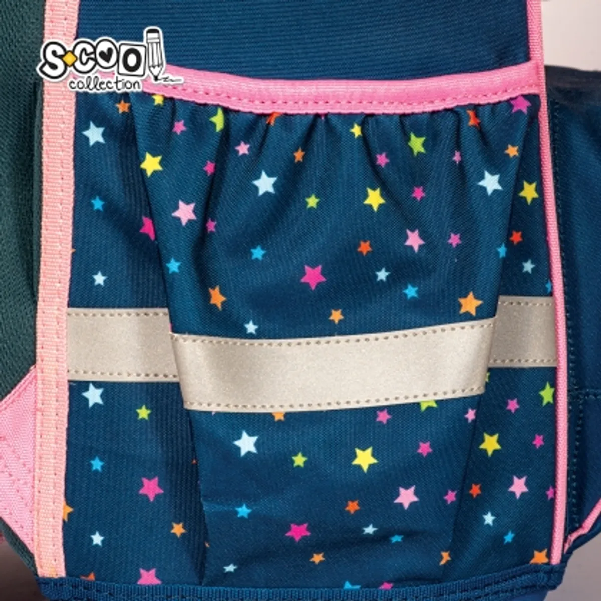 Aнатомична раница SCOOL® PREMIUM FALLIN STARS, 27L — снимка 5