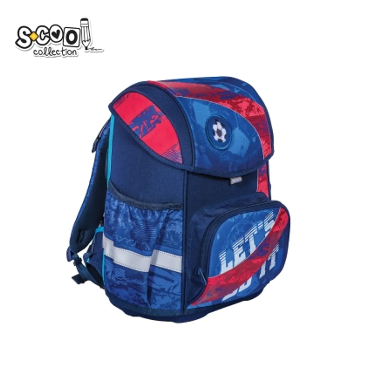 Aнатомична раница SCOOL® PREMIUM LET'S DO IT — снимка 2