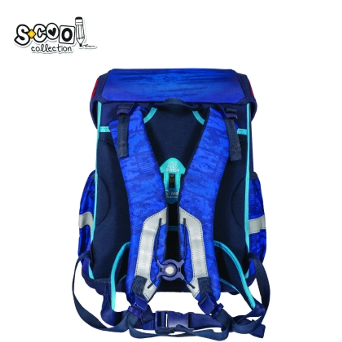 Aнатомична раница SCOOL® PREMIUM LET'S DO IT — снимка 4