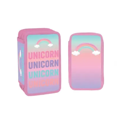 Корица на „Несесер с 3 ципа S-COOL UNICORN, 39 части"