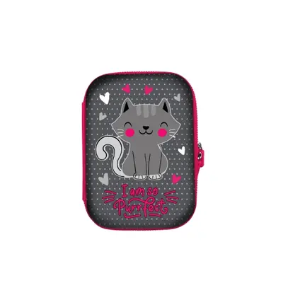 Корица на „Несесер с 1 цип SCOOL® KITTY 3D EVA"