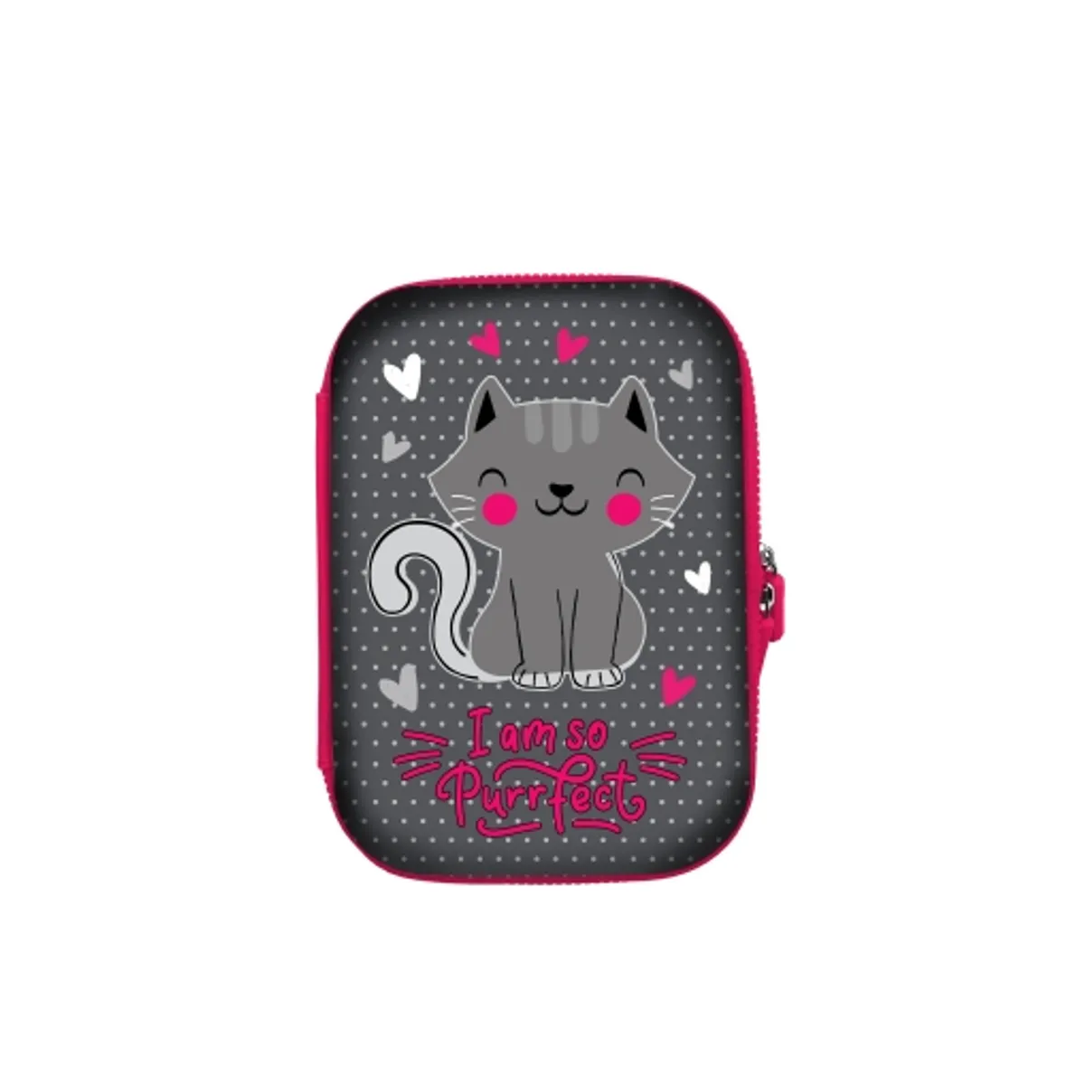 Несесер с 1 цип SCOOL® KITTY 3D EVA
