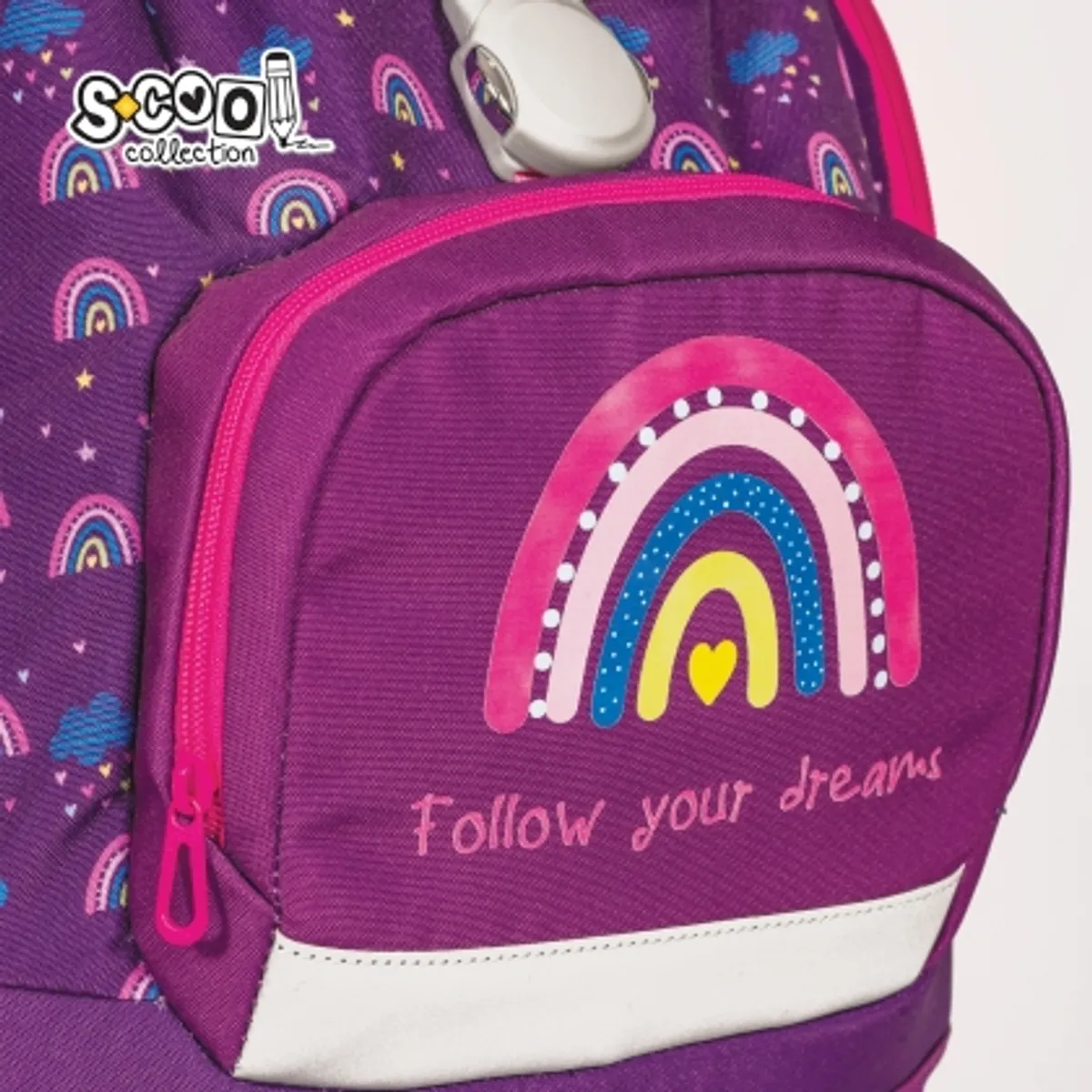 Aнатомична раница SCOOL® PRO FOLLOW YOUR DREAMS — снимка 8