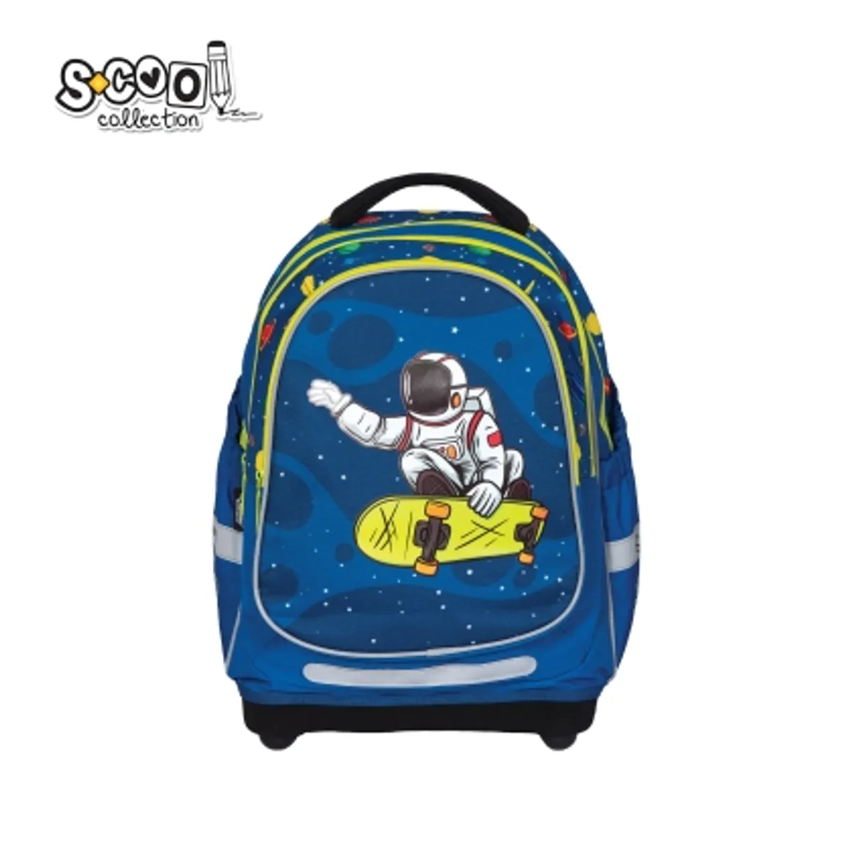 Aнатомична раница SCOOL® SPACEMAN, с твърдо дъно — снимка 2