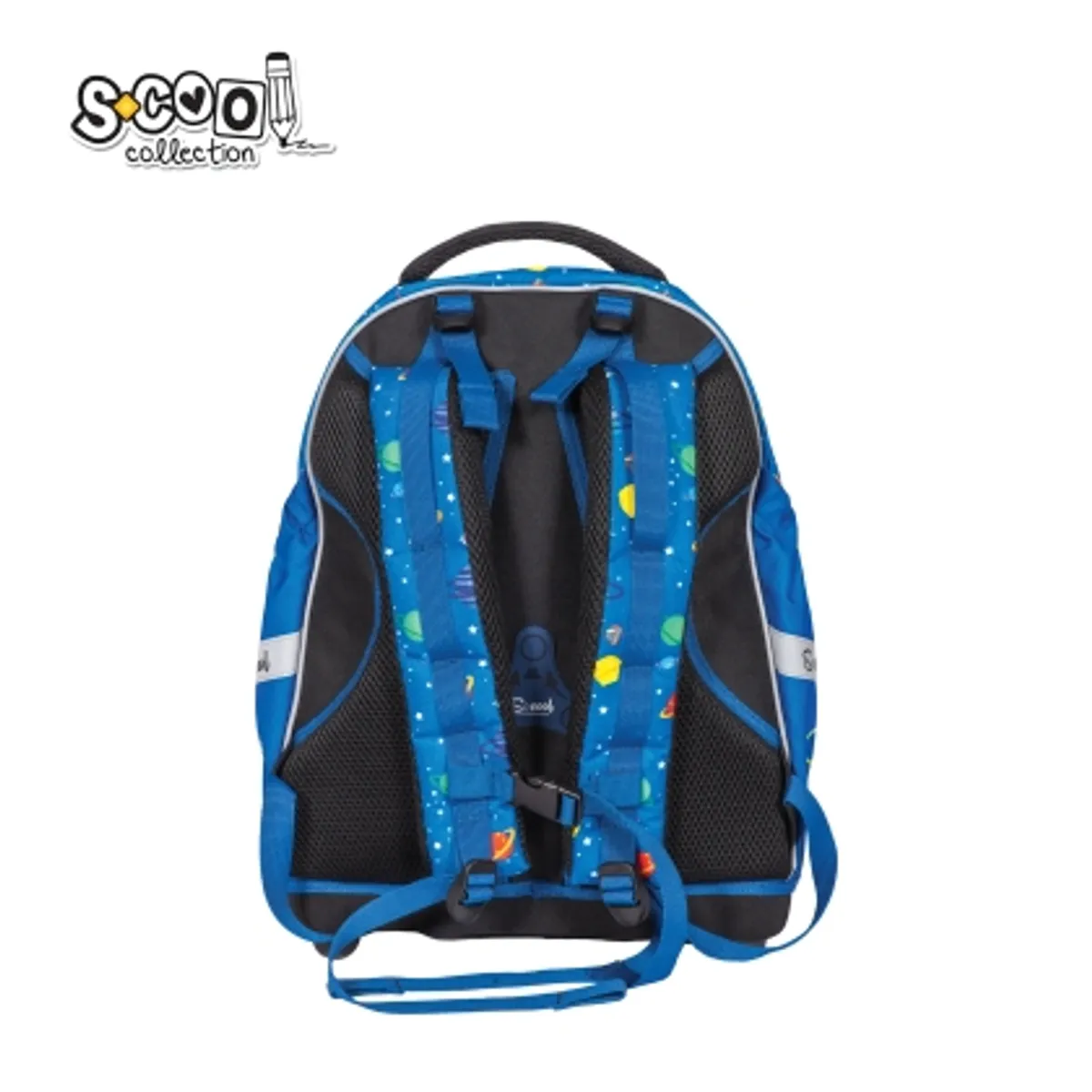 Aнатомична раница SCOOL® SPACEMAN, с твърдо дъно — снимка 3