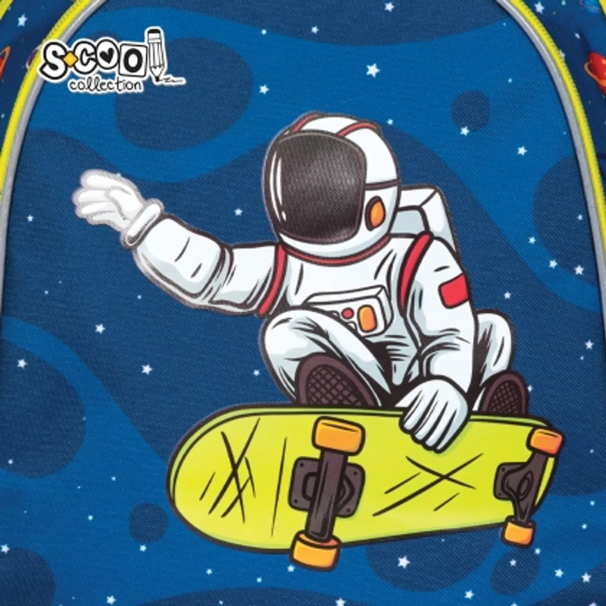 Aнатомична раница SCOOL® SPACEMAN, с твърдо дъно — снимка 5