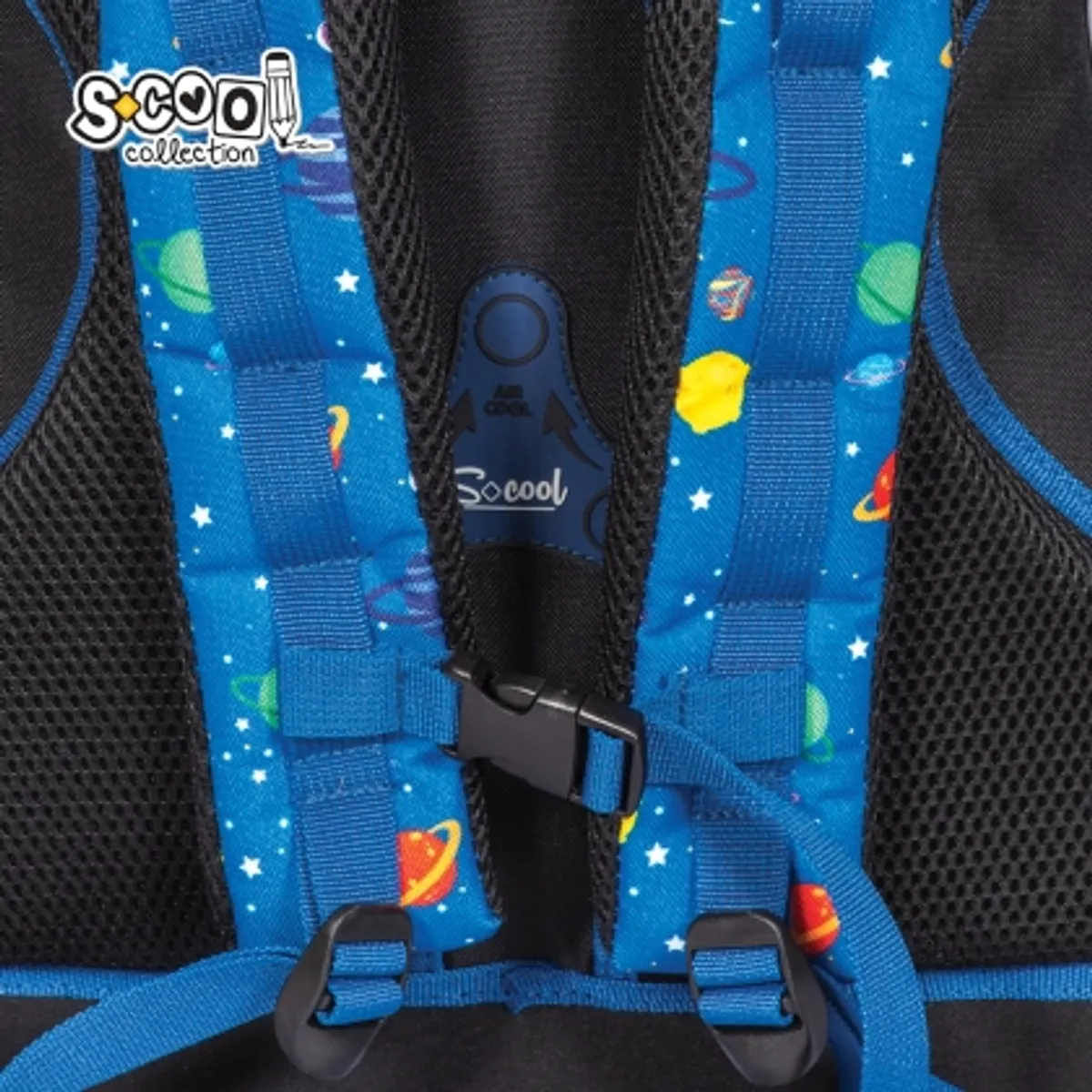 Aнатомична раница SCOOL® SPACEMAN, с твърдо дъно — снимка 6
