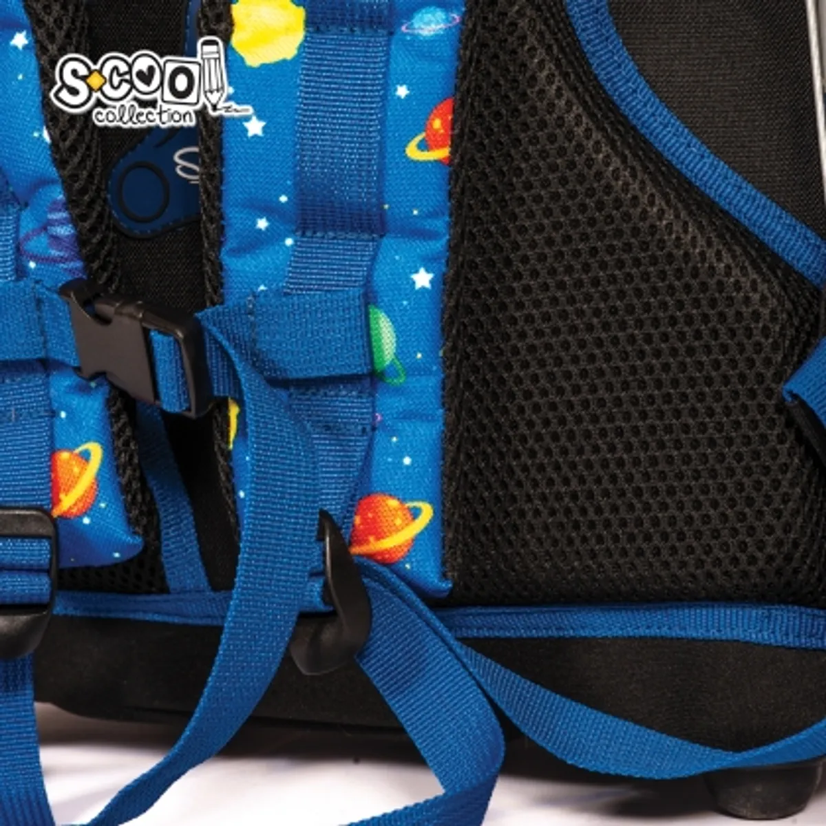 Aнатомична раница SCOOL® SPACEMAN, с твърдо дъно — снимка 7