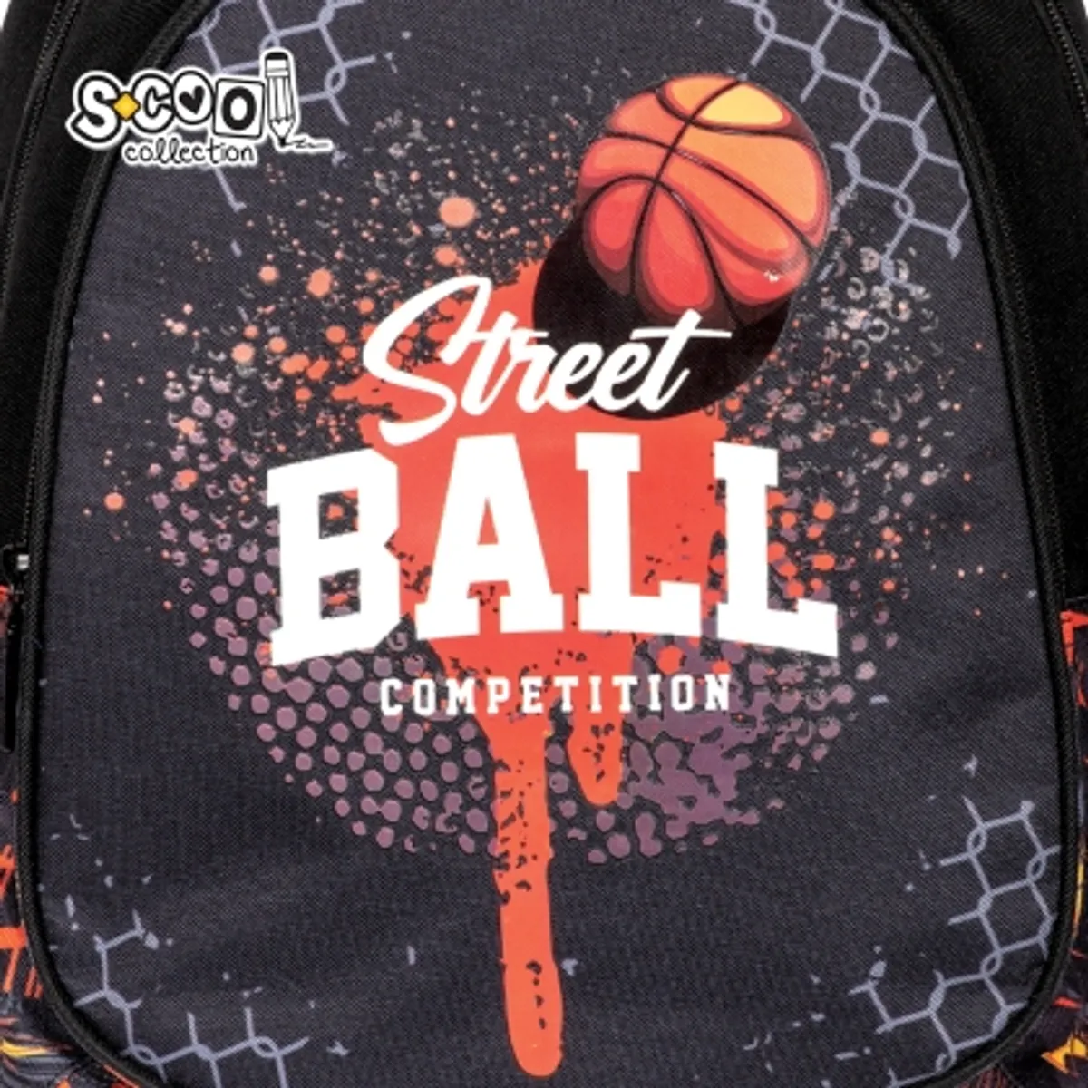 Aнатомична раница SCOOL® STREET BALL COMPETITION, снимка 5