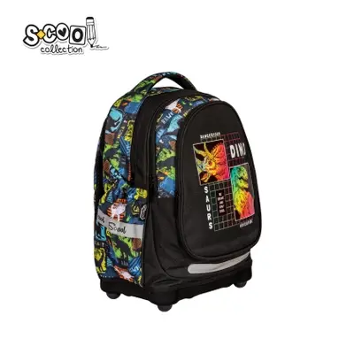 Корица на „Aнатомична раница SCOOL® DINO с твърдо дъно"