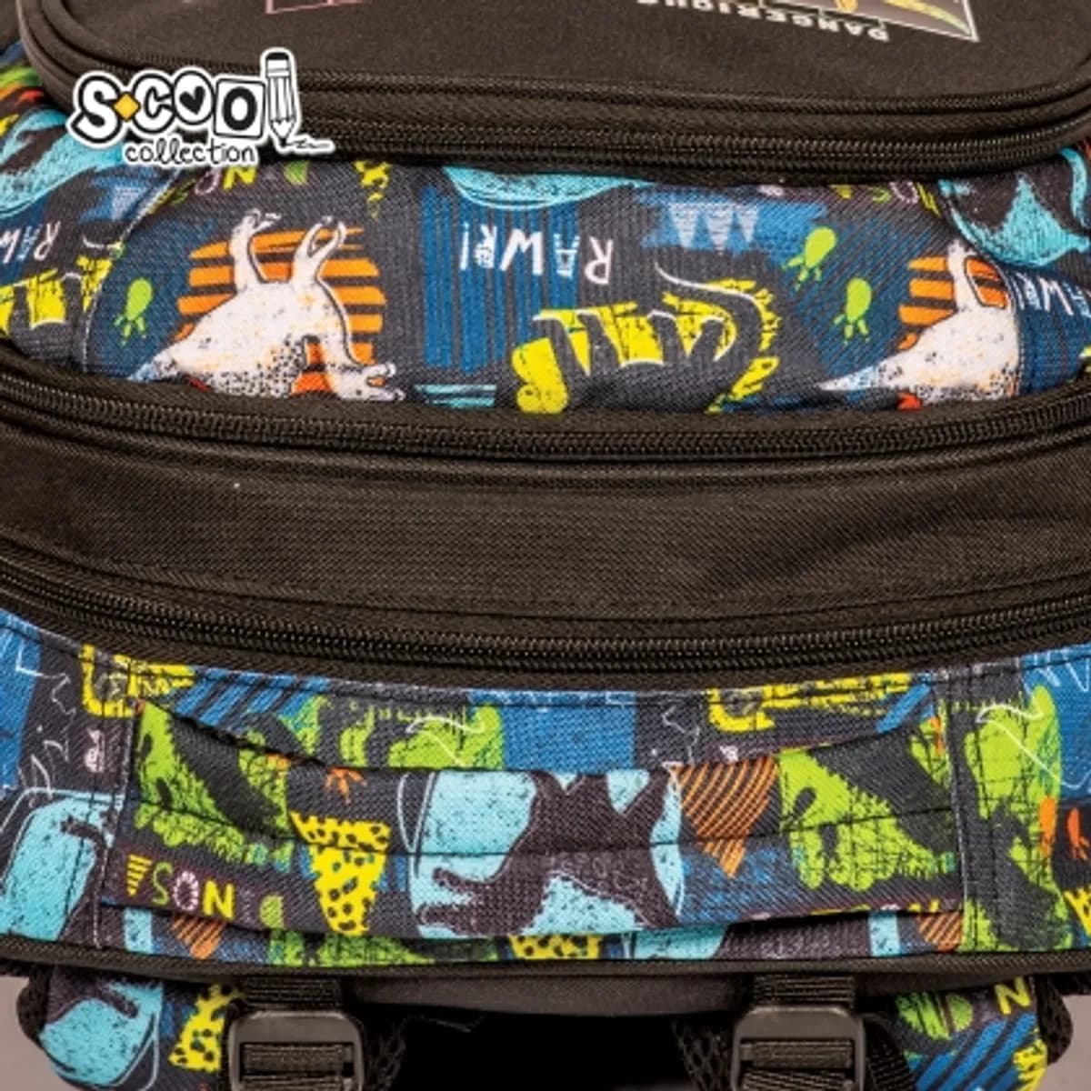 Aнатомична раница SCOOL® DINO с твърдо дъно — снимка 7
