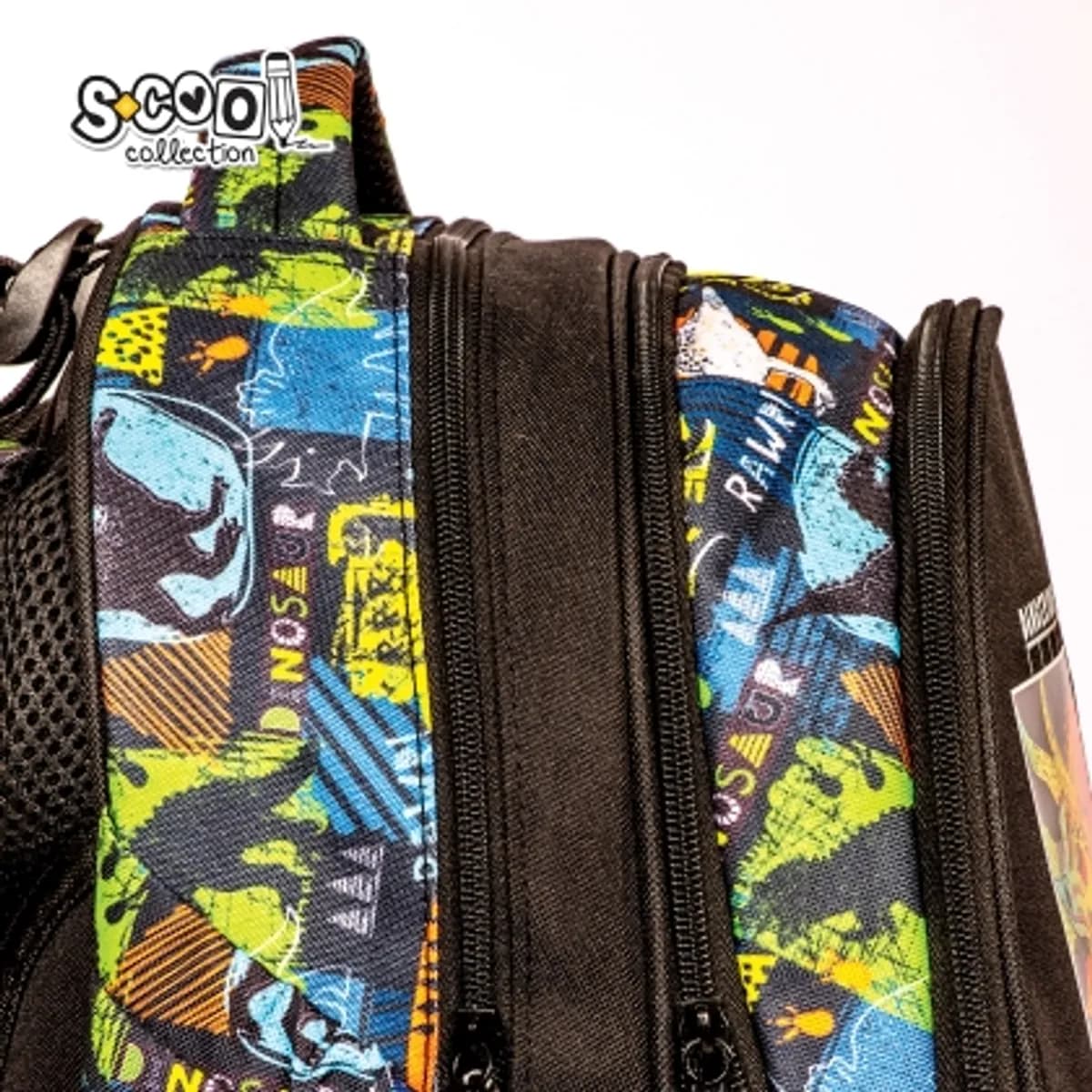 Aнатомична раница SCOOL® DINO с твърдо дъно — снимка 8