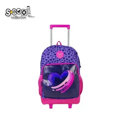 Корица на „Раница с колелца SCOOL® HEART"