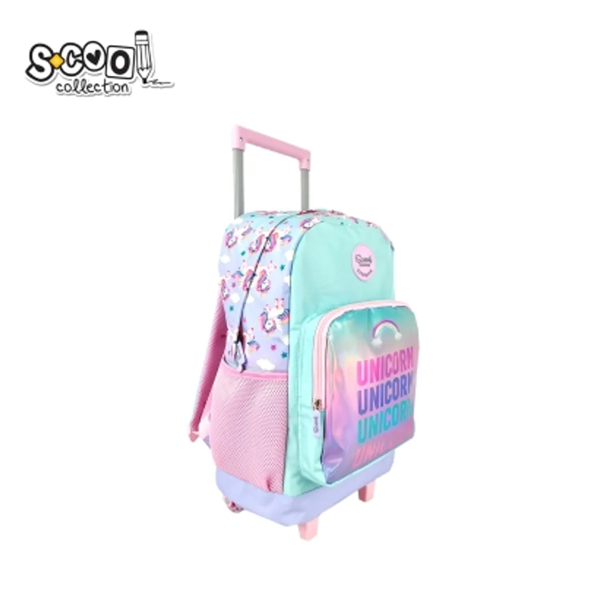 Раница с колелца SCOOL® UNICORN — снимка 3