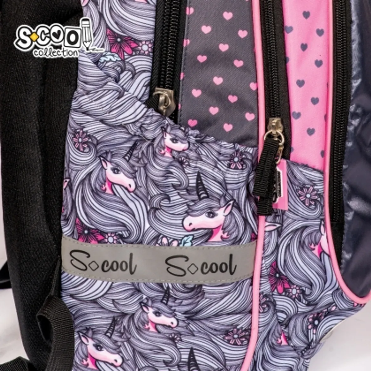 Анатомична раница SCOOL® LIGHT UNICORN, снимка 4