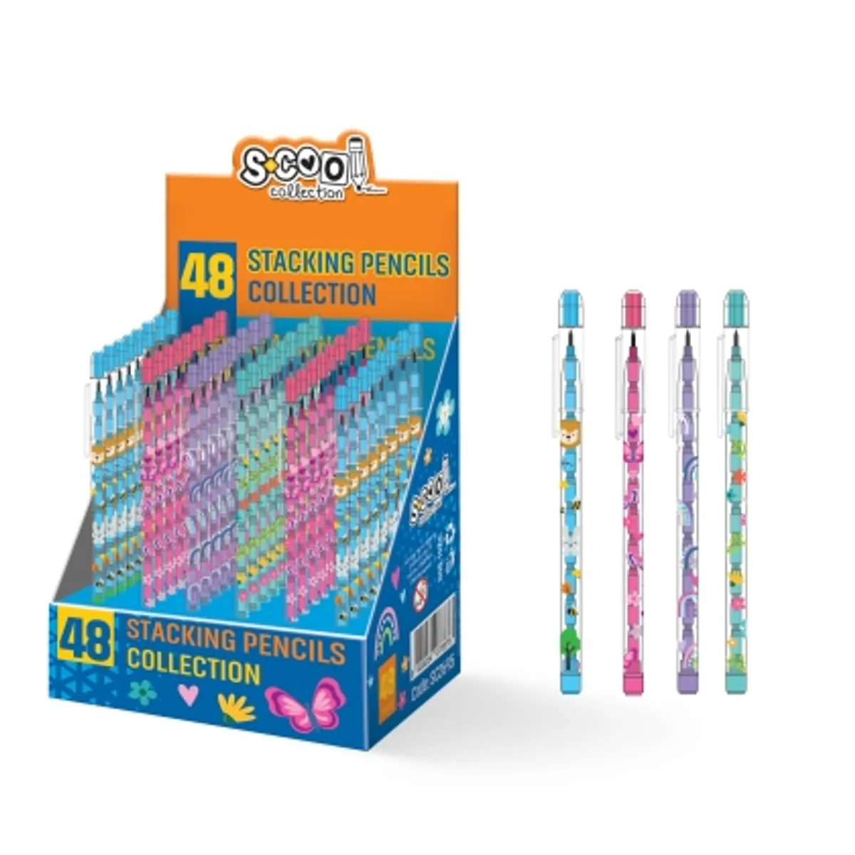 Секторен молив SCOOL® 2mm (в дисплей 48 бр.)