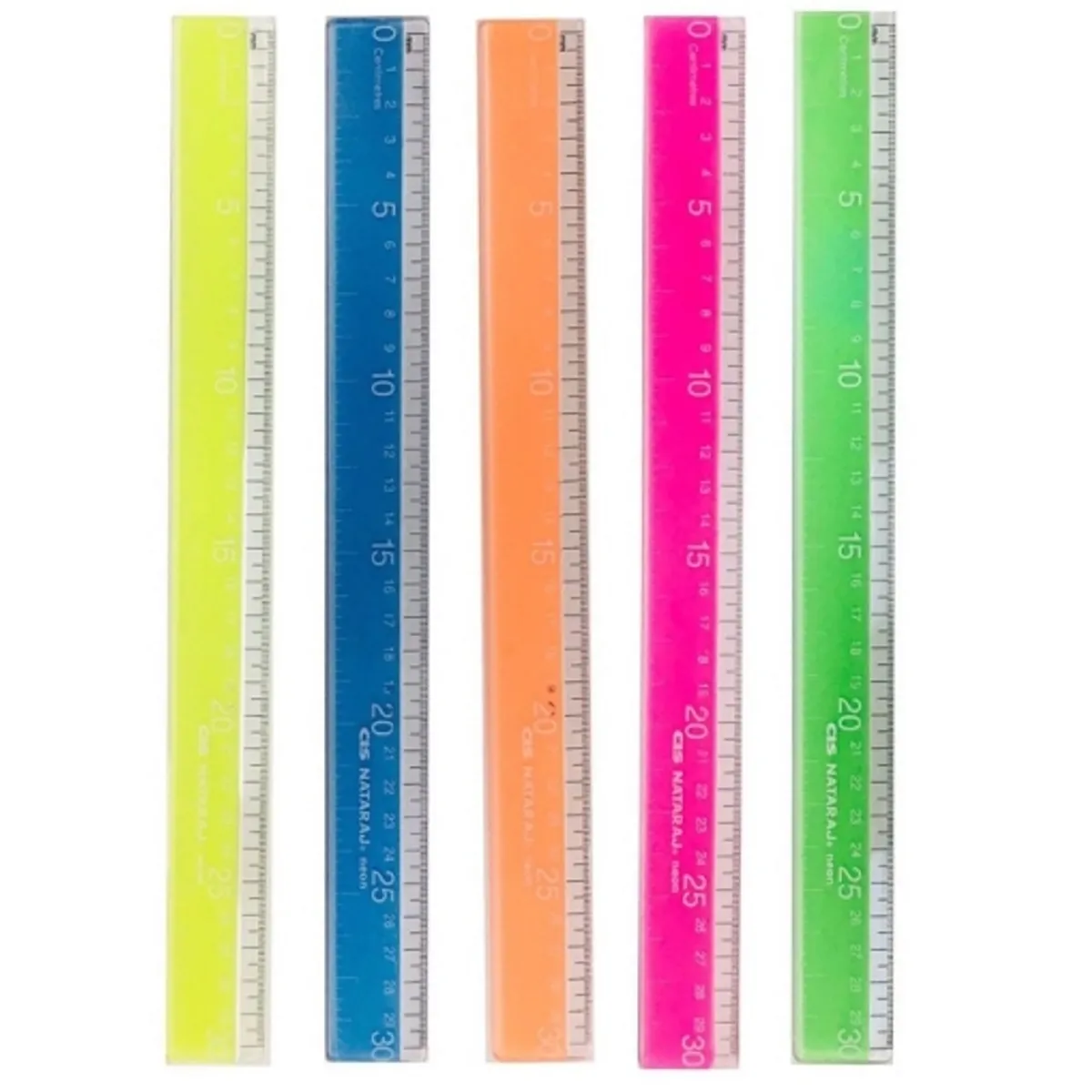 Линия Nataraj® NEON 30 см, блистер (10 бр. микс в опаковка)