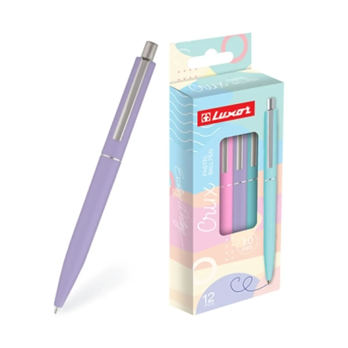 Химикалка Luxor® CRUX ,1 mm, Pastel, снимка 1