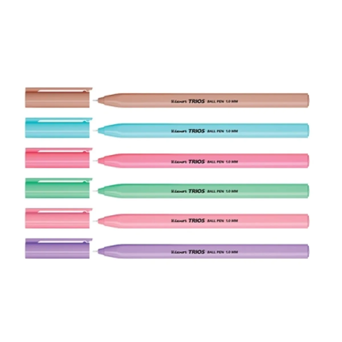 Химикалка Luxor® TRIOS icy PASTEL, 1мм, снимка 1