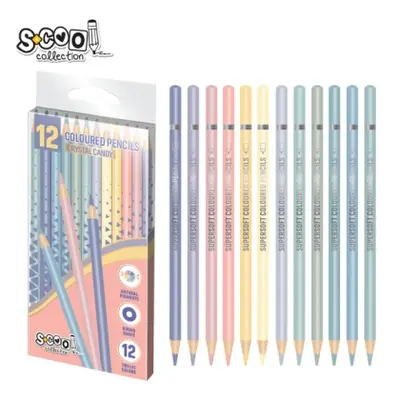 Корица на „Цветни моливи scool 12 цвятя Crystal Candy“