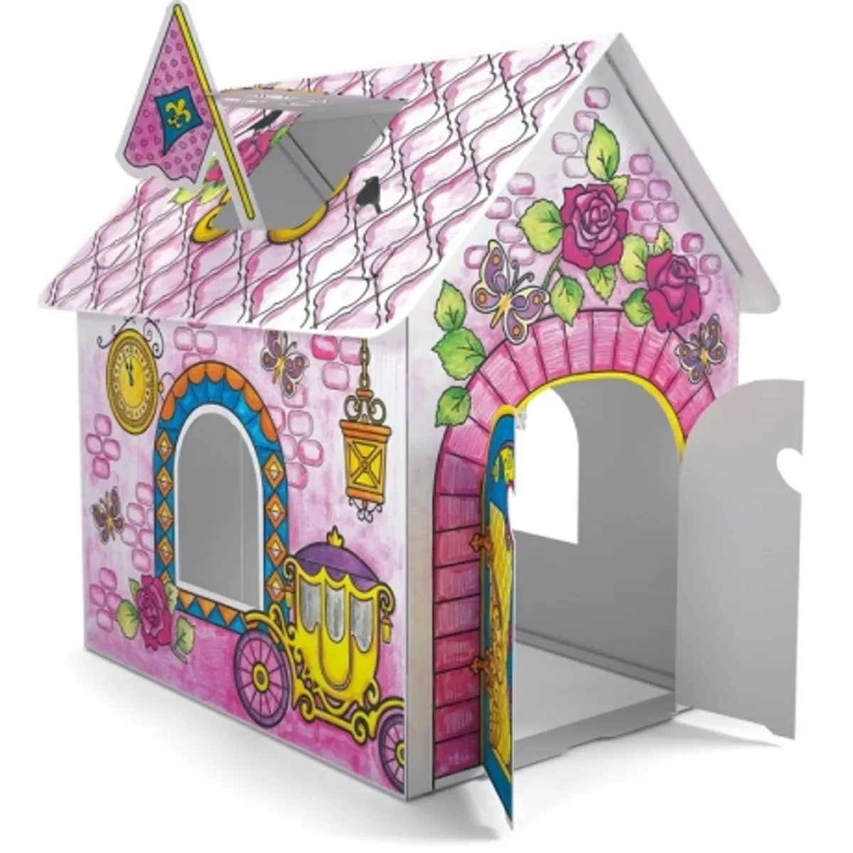 Къща за сглобяване и оцветяване 3D ArtBerry® Princess house — снимка 6